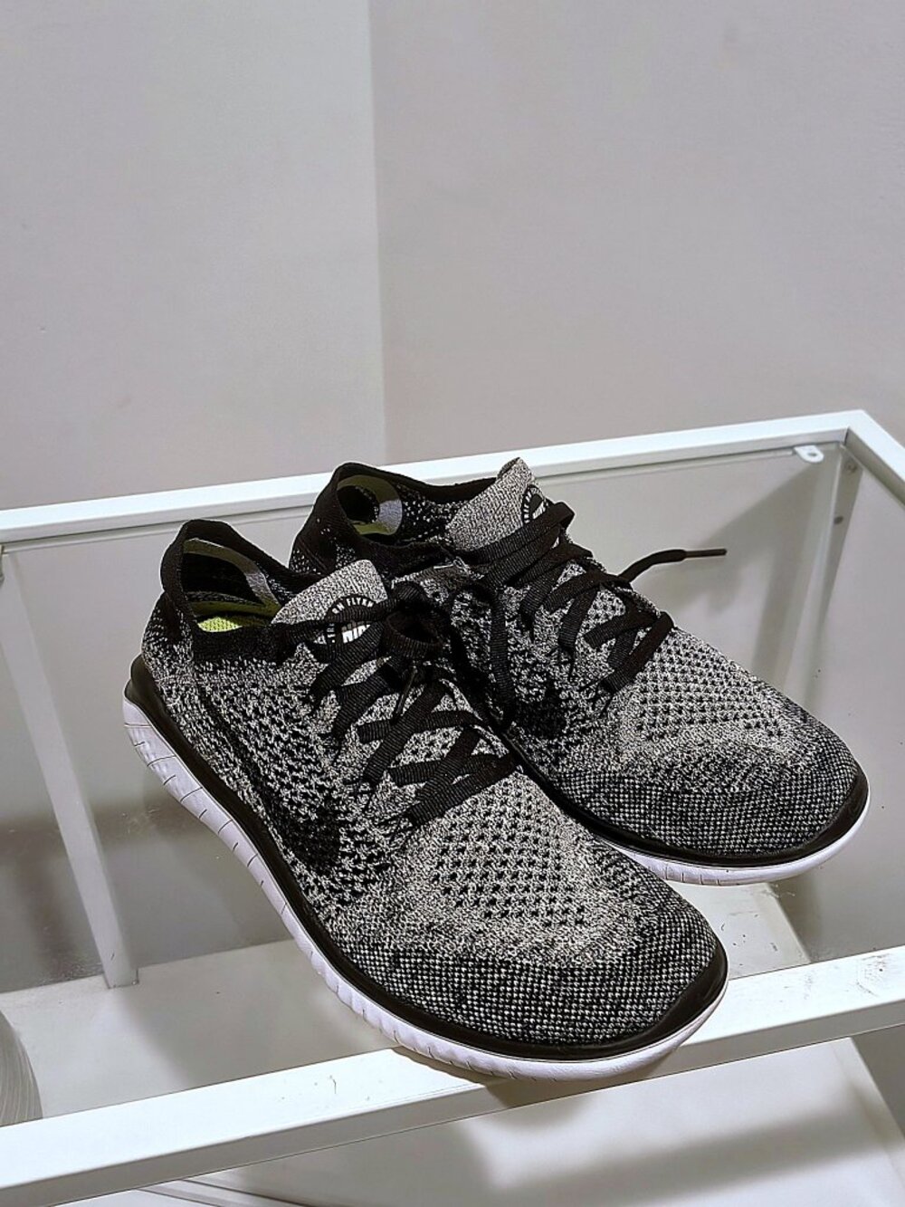 Nike Free RN Flyknit 2018 Grey/Black Women's US 7.5
